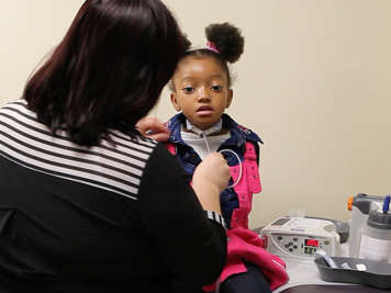 Suctioning a child’s tracheostomy