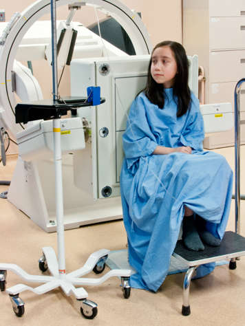 Direct radionuclide cystogram test